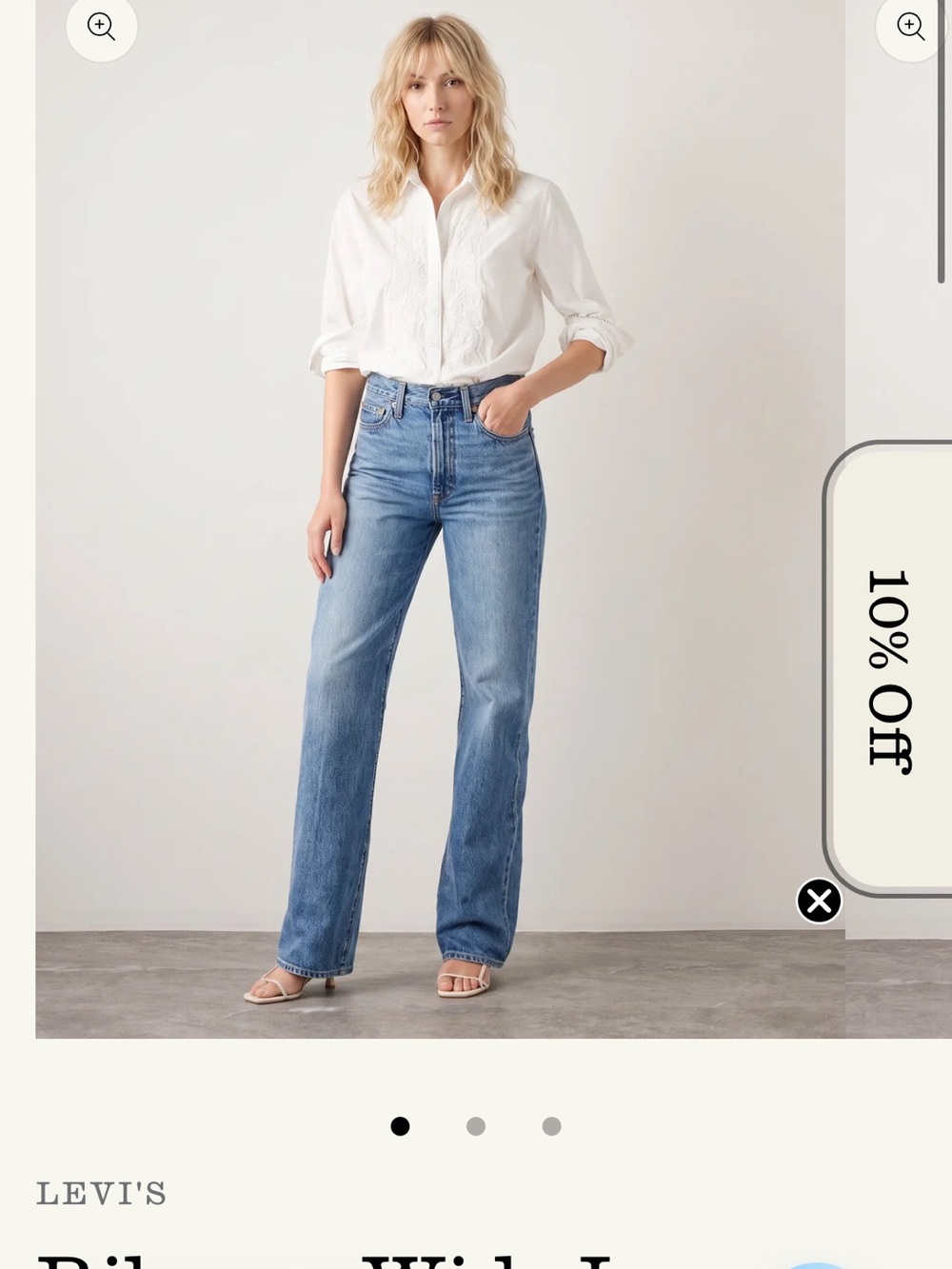 Levi's Ribcage Wide-Leg Jeans - Picture 5 of 6